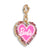 Gold Barbie Heart Charm