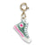 Gold Glitter High Top Sneaker Charm