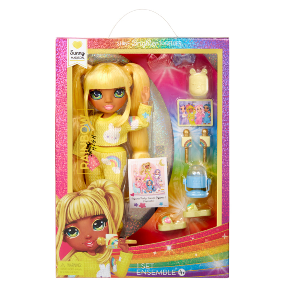 Junior High PJ Party Fashion Doll- Sunny (Yellow)