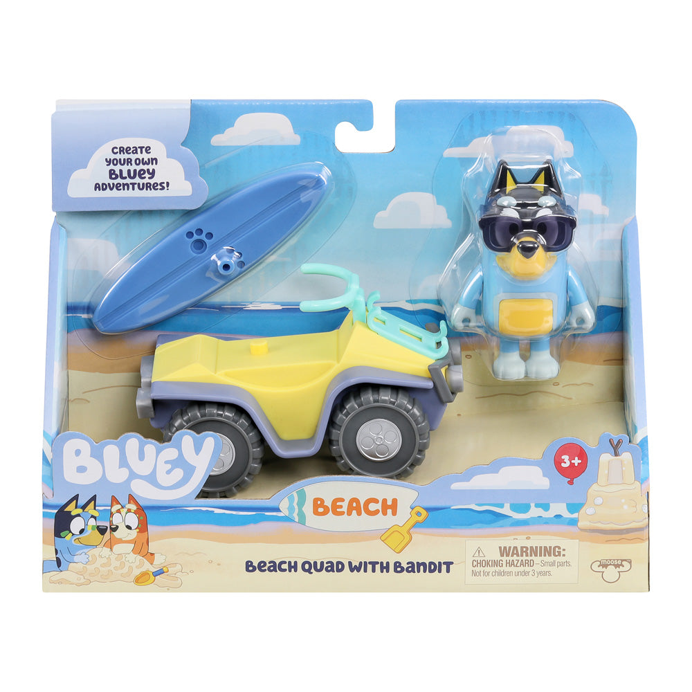 Bluey S9 Beach Vehicle & Figure Beach Quad