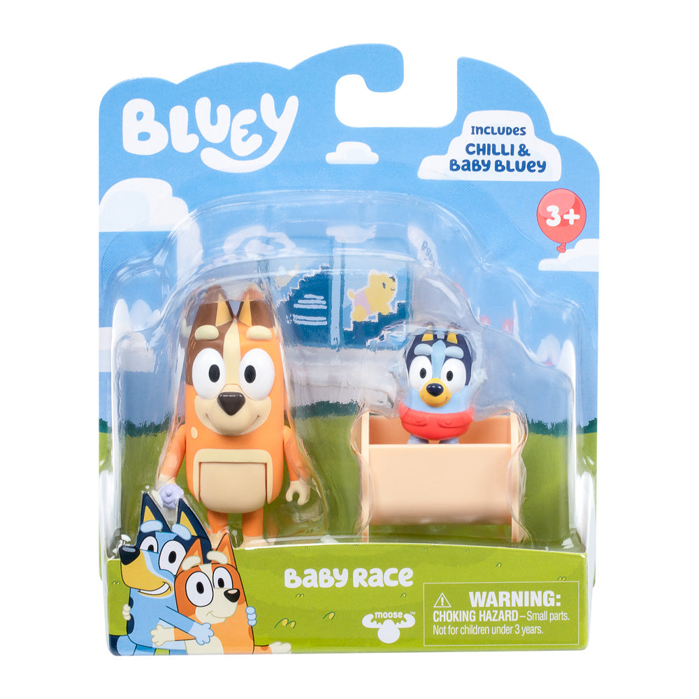 Bluey S10 Figure 2Pk Baby Bluey & Chilli