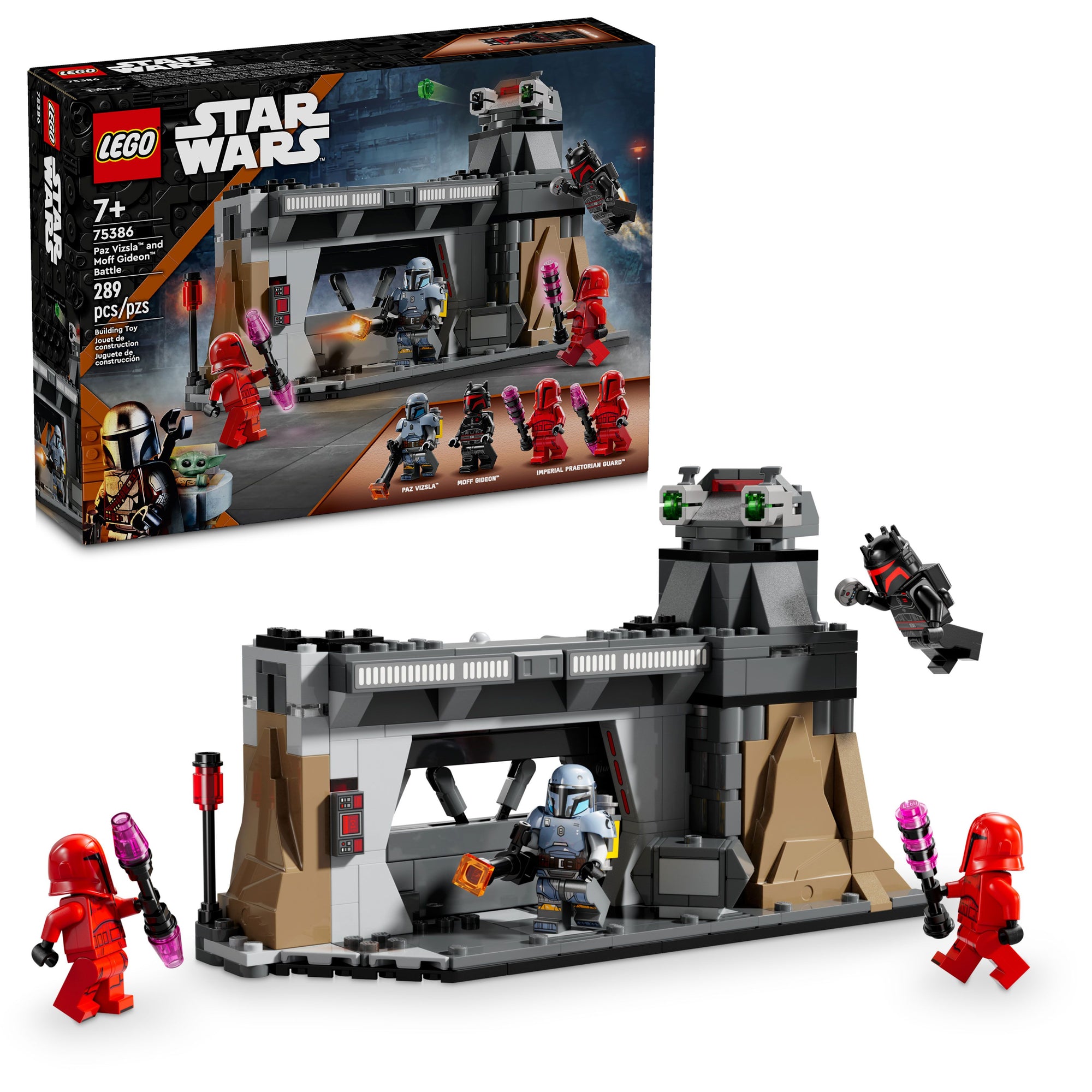 LEGO® Star Wars™ Paz Vizsla™ and Moff Gideon™ Battle 75386