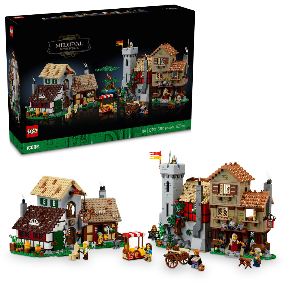 LEGO Icons Medieval Town Square Castle Set 10332