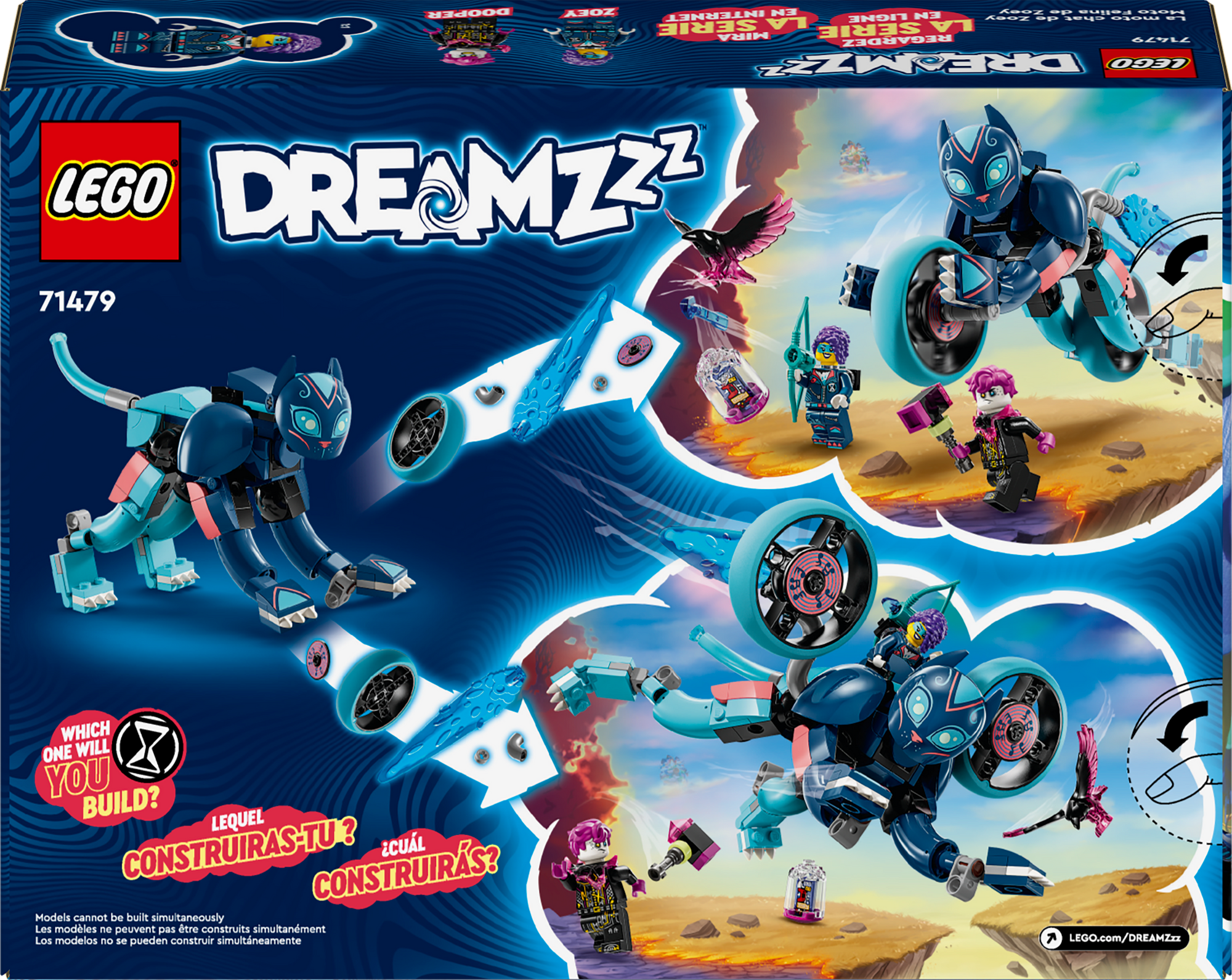 LEGO® DREAMZzz™ Zoey’s Cat Motorcycle Bike Toy 71479