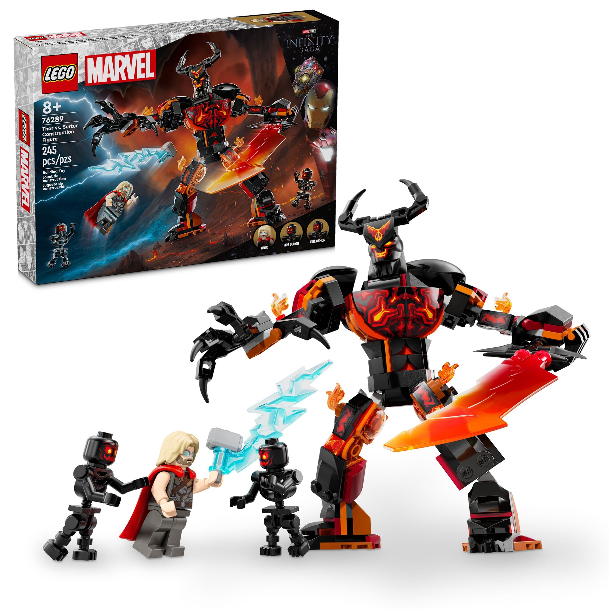 LEGO® Marvel Thor vs. Surtur Construction Figure 76289