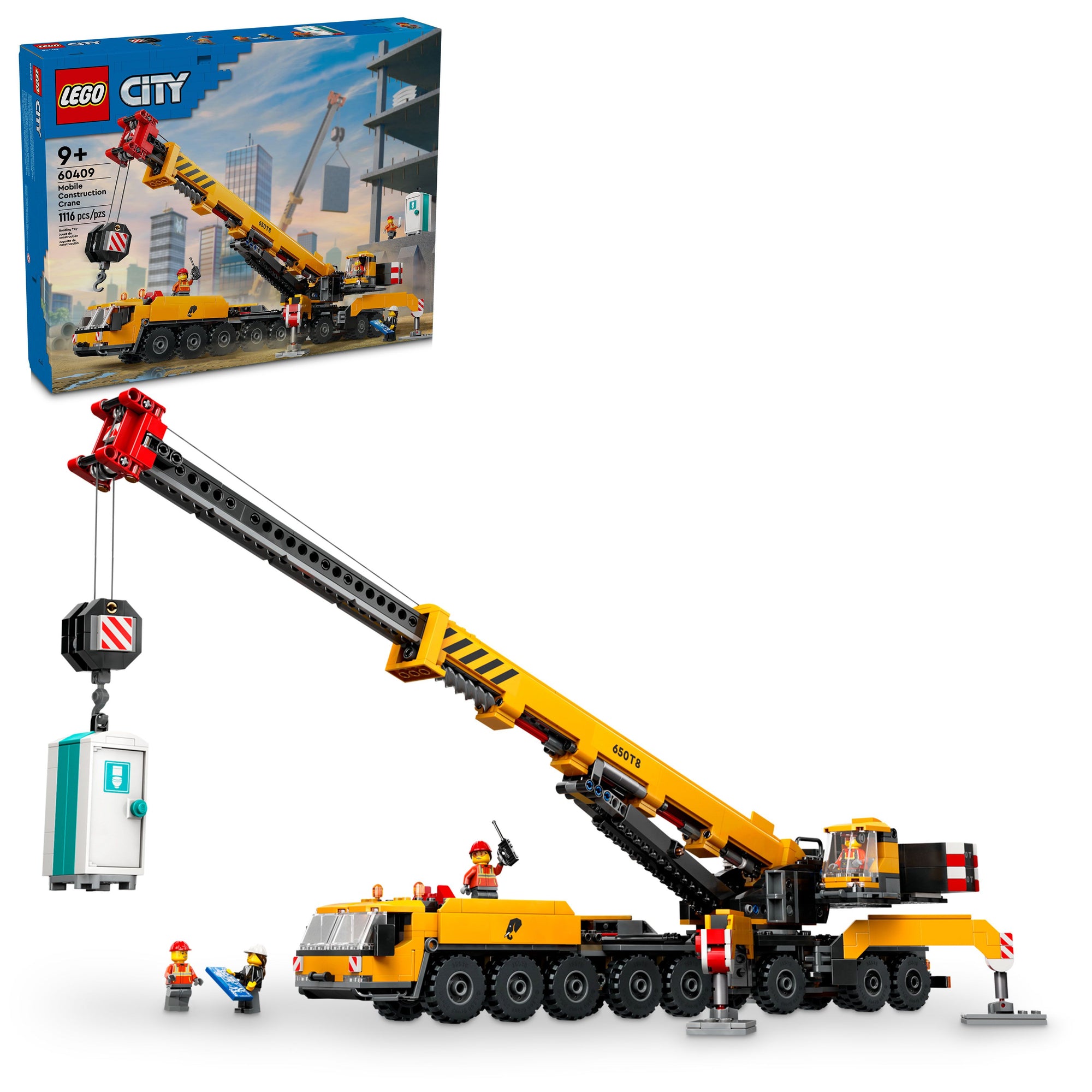 LEGO® City Big Vehicles Yellow Mobile Construction Crane 60409