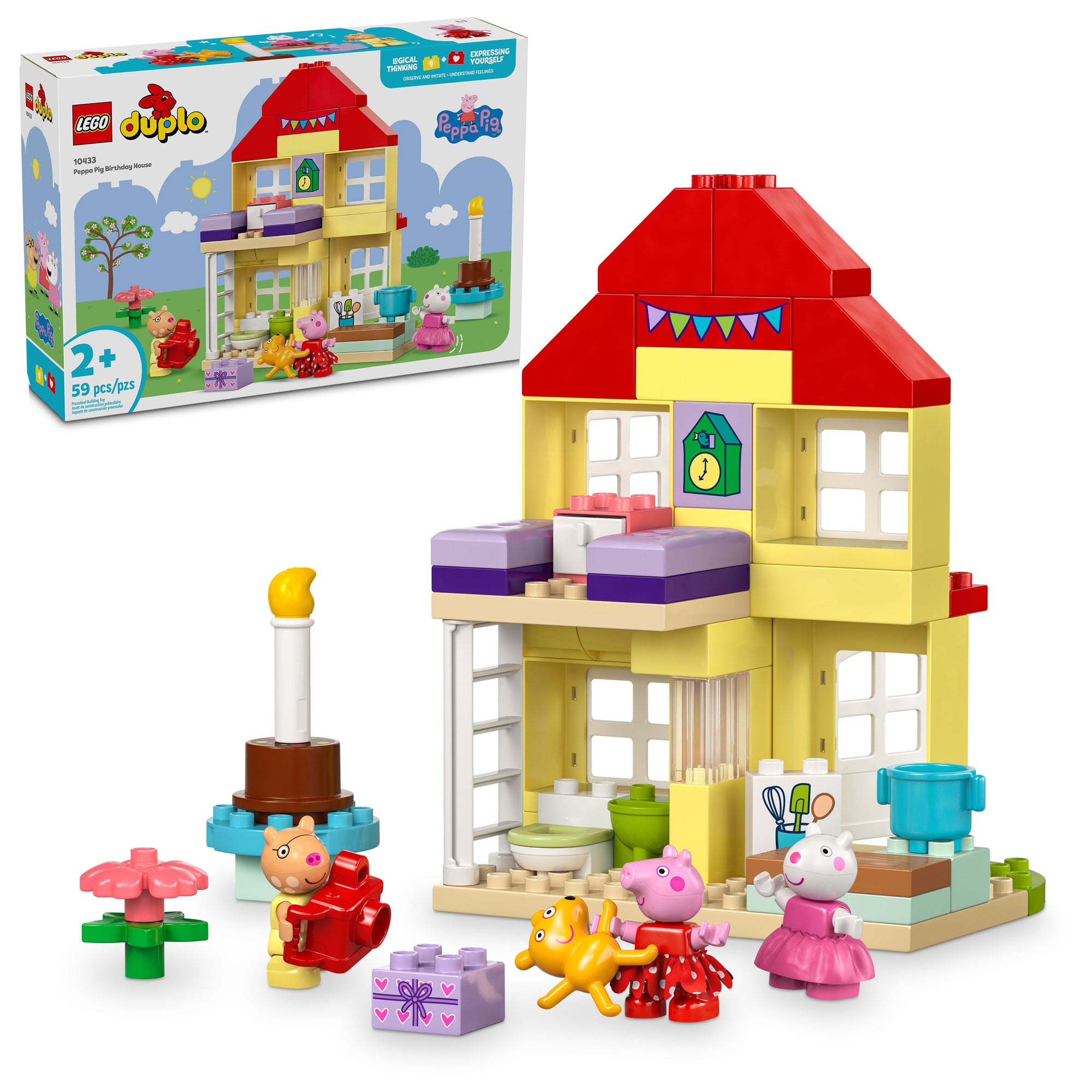 LEGO® DUPLO® Peppa Pig Birthday House 10433