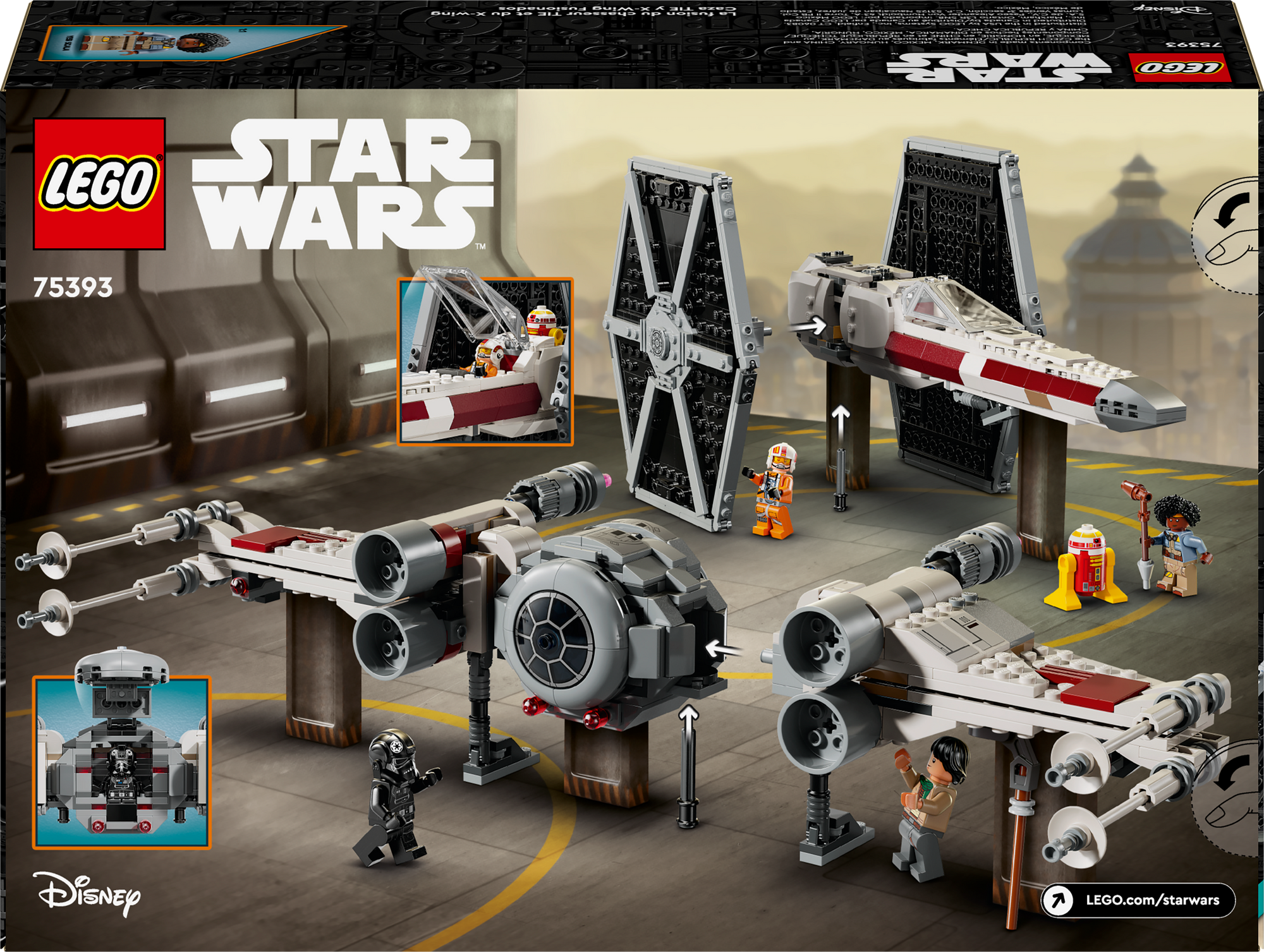 LEGO® Star Wars™ TIE Fighter & X-Wing Mash-up 75393