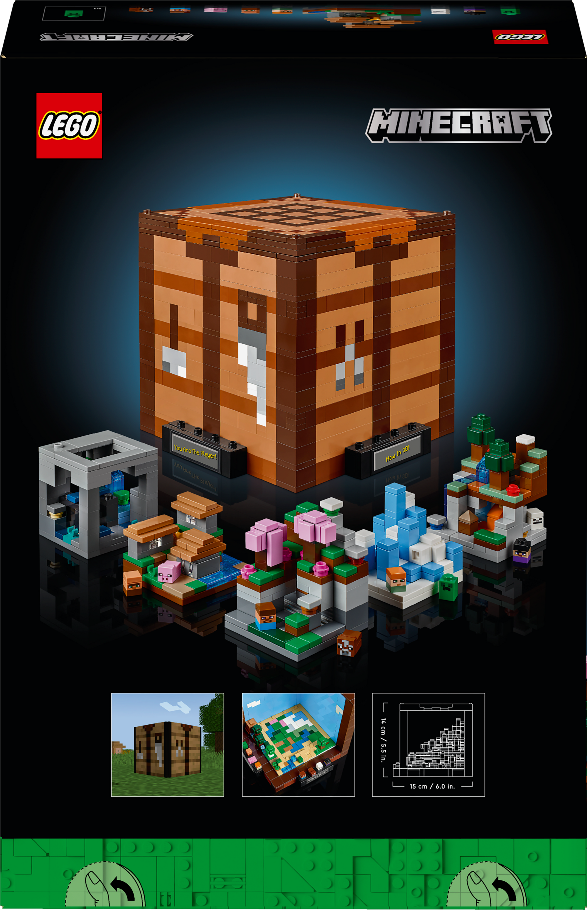 LEGO® Minecraft® The Crafting Table for Adults 21265