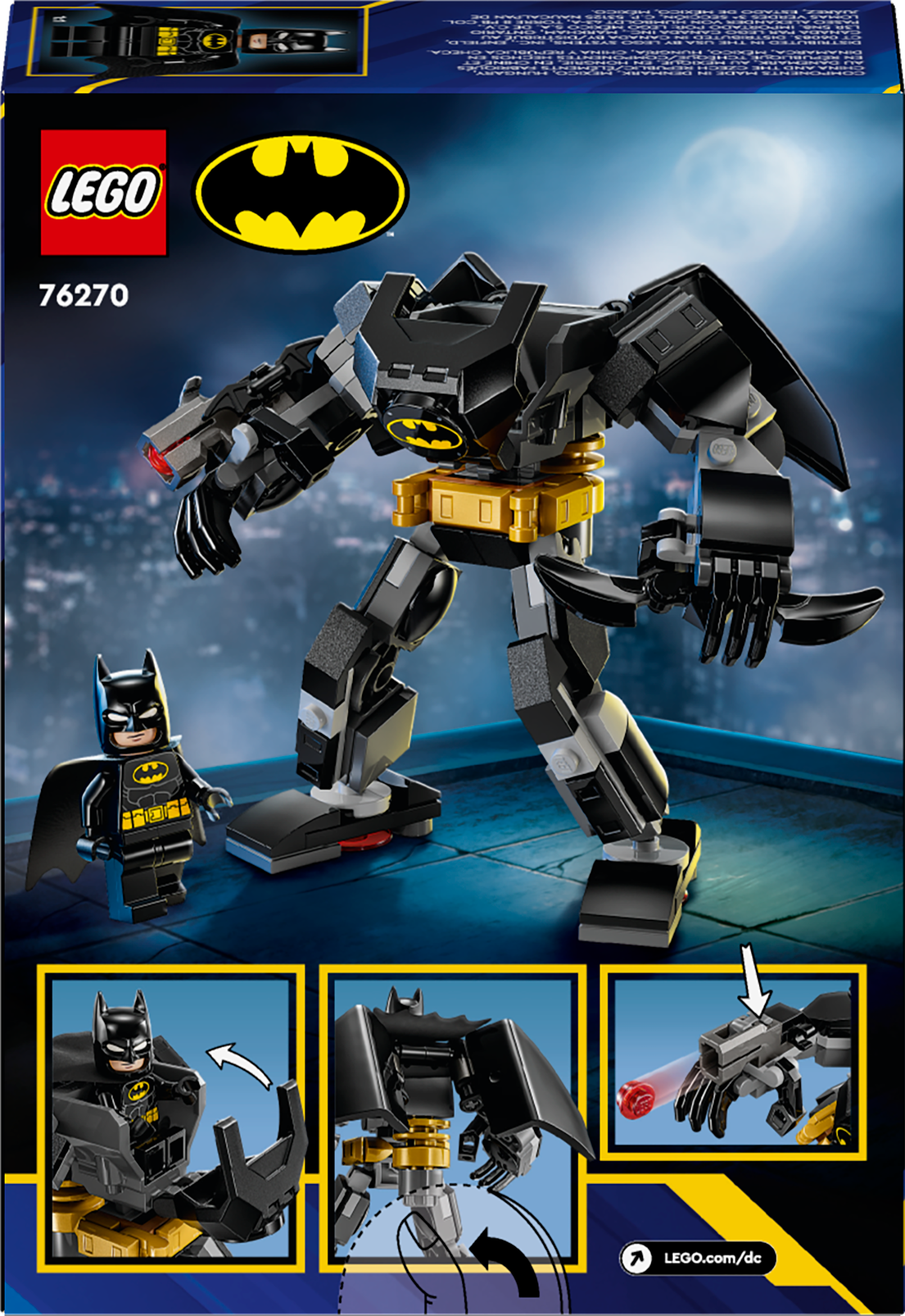 LEGO® DC Batman™: Batman Mech Armor Super-Hero Toy 76270