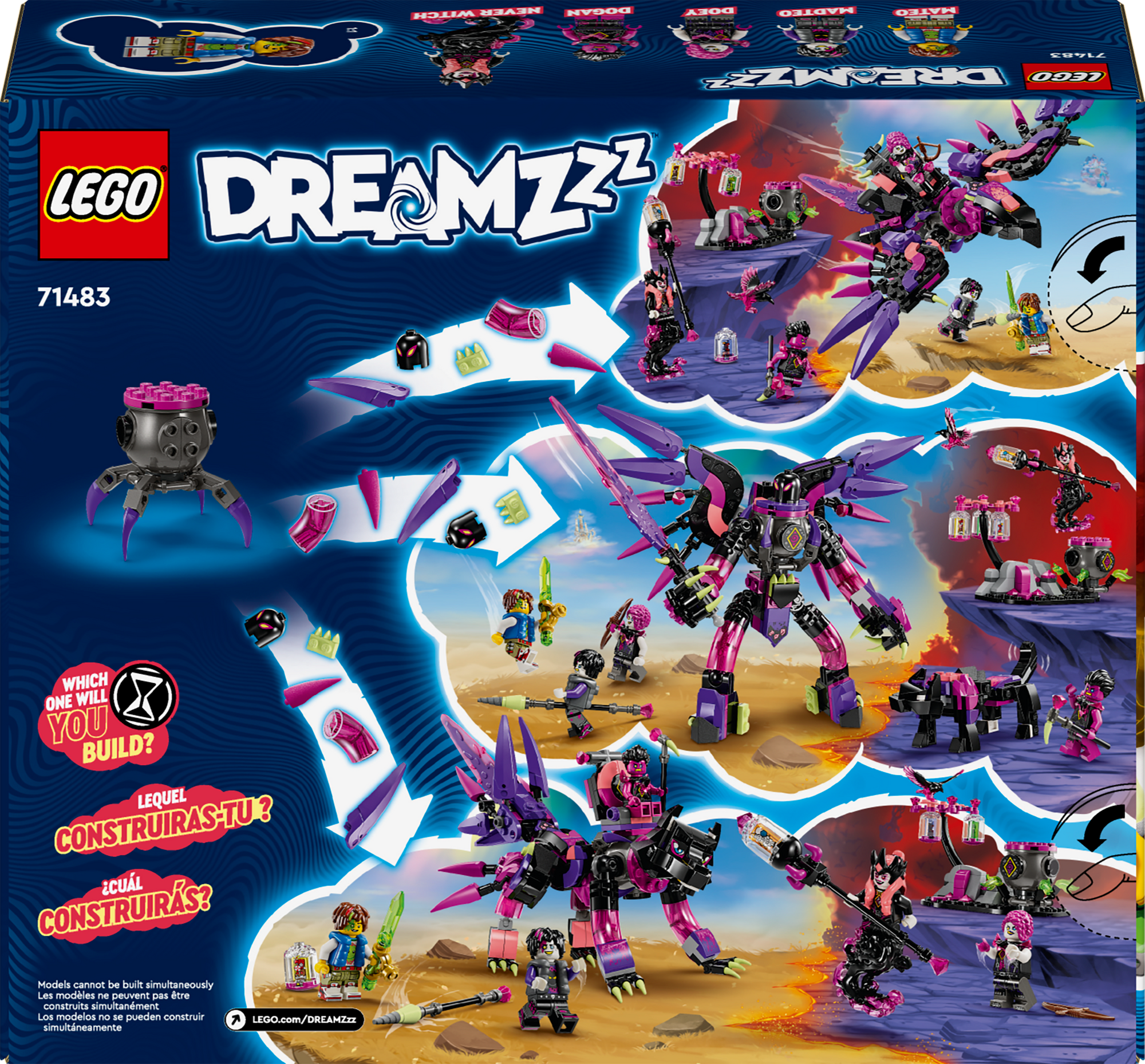 LEGO® DREAMZzz™ The Never Witch's Nightmare Creatures 71483