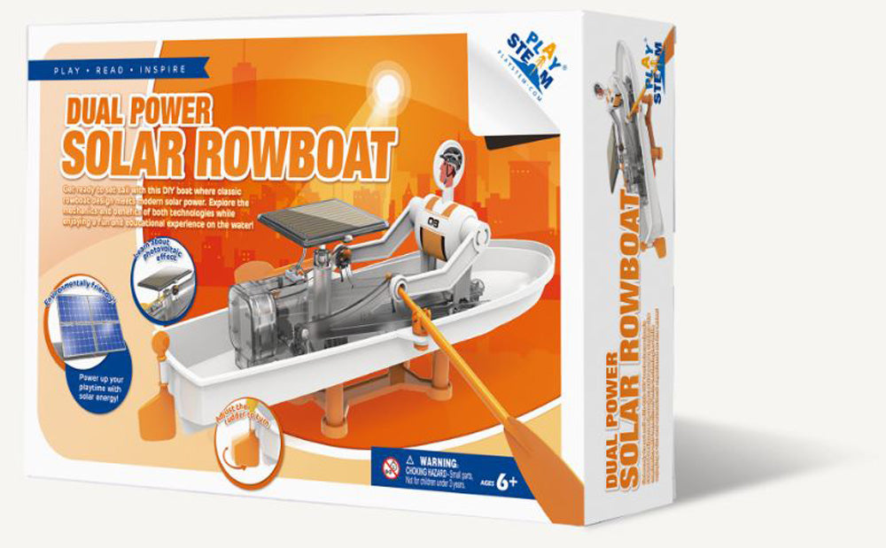 Dual Power Solar Rowboat