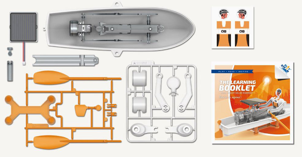 Dual Power Solar Rowboat