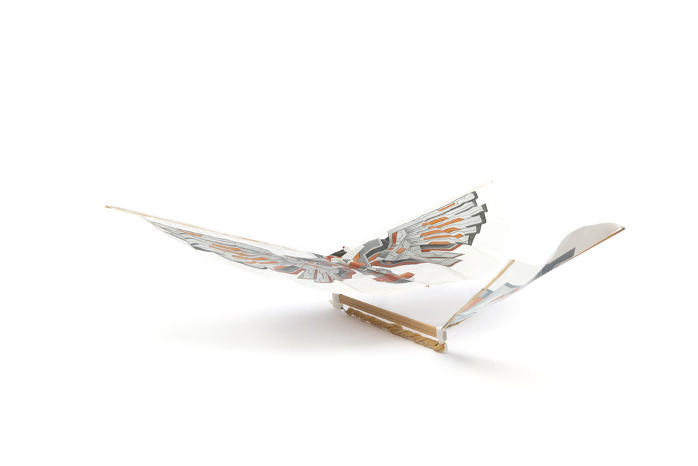 IRON BIRD Rubber Band Ornithopter (bamboo)