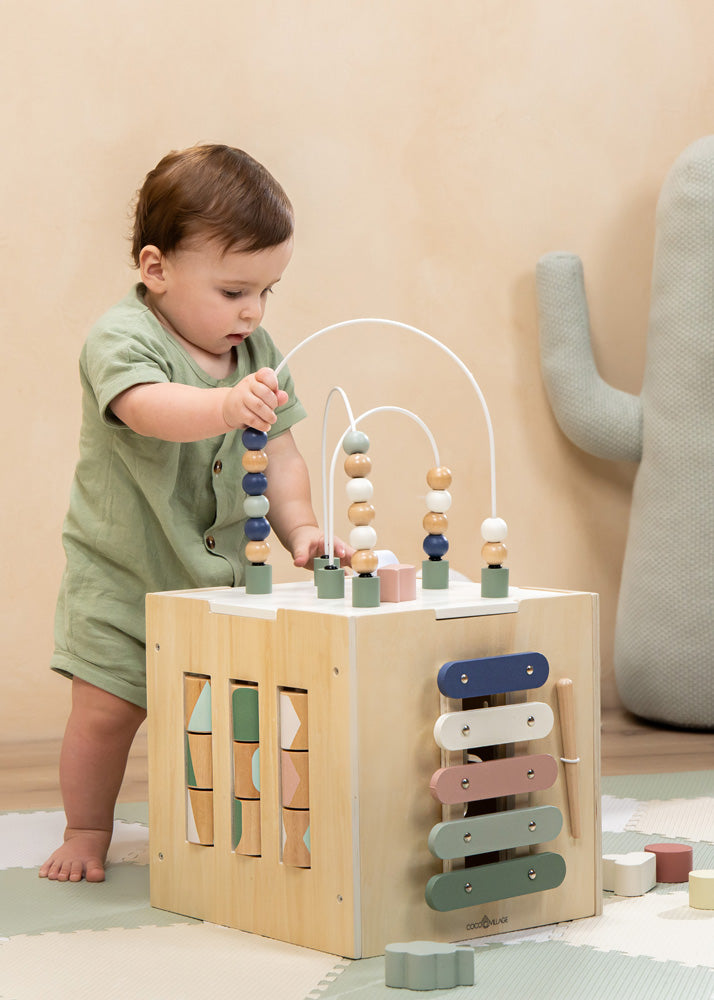 Coco Village Wooden Activity Cube