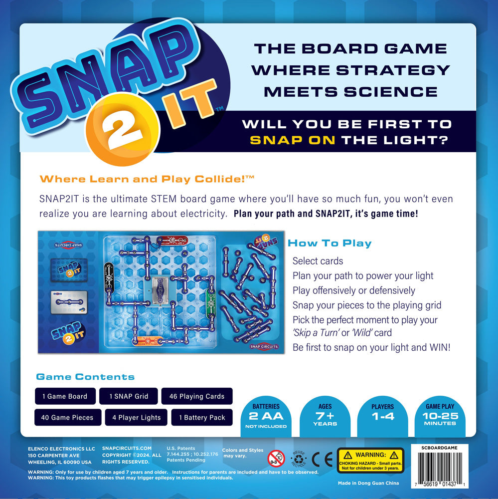 Snap Circuits® Snap-2-It Board Game