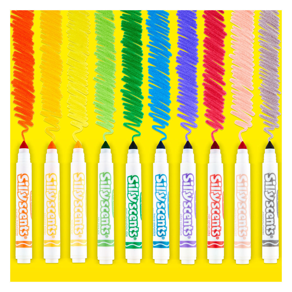 Crayola Silly Scents Smash-Ups Markers, 10 Count