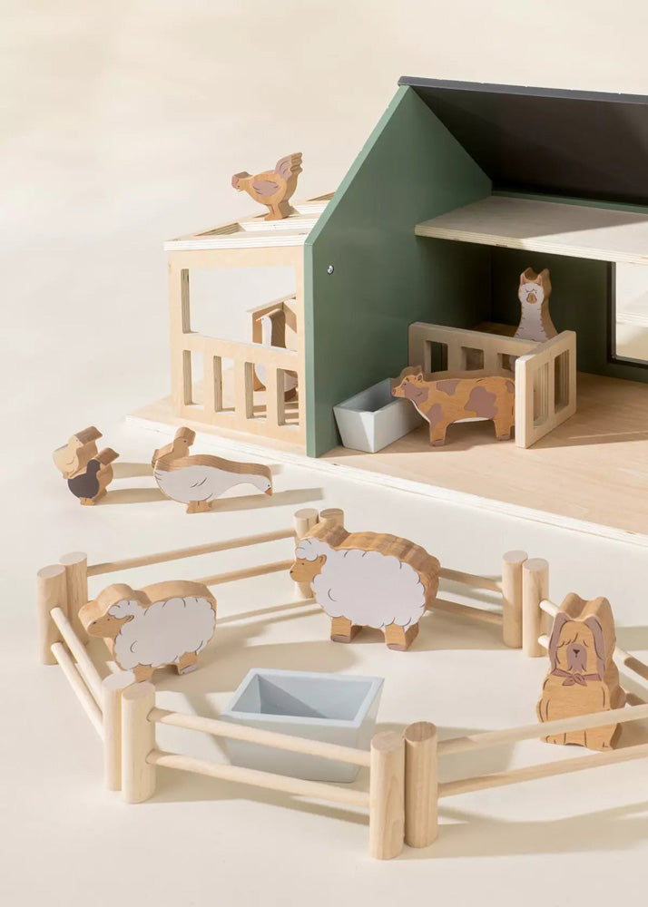 Coco Village Wooden Farm & Accessories Set