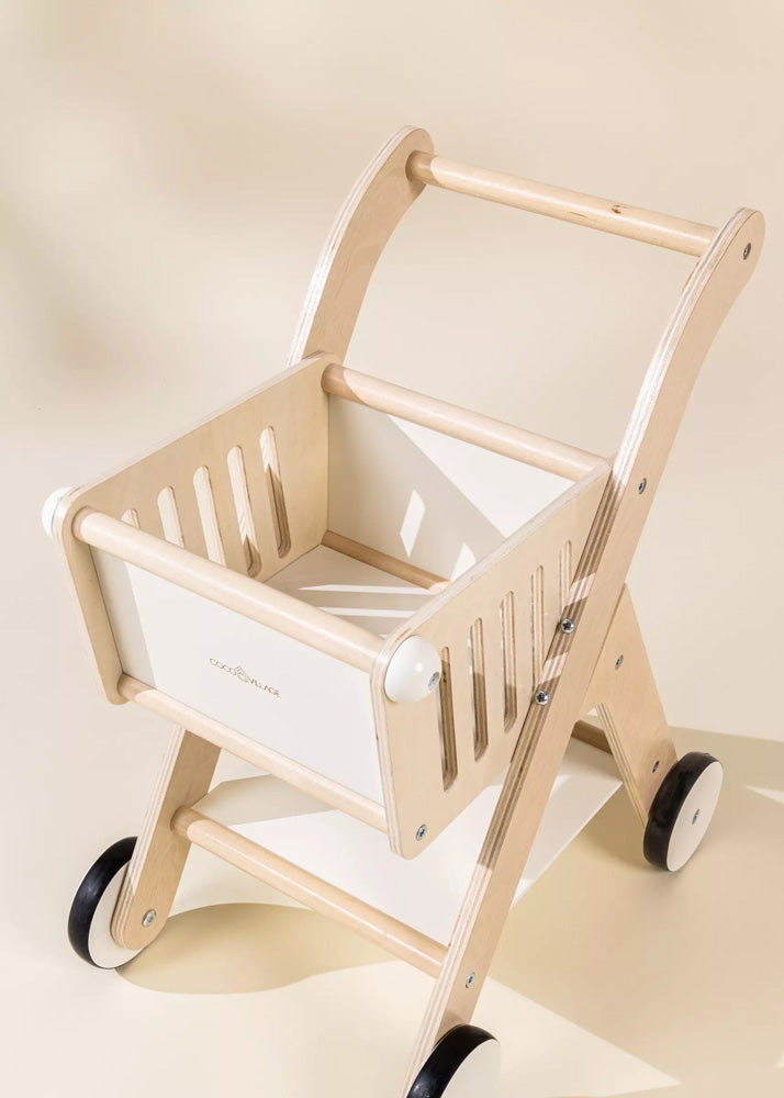 Coco Village Wooden Shopping Cart