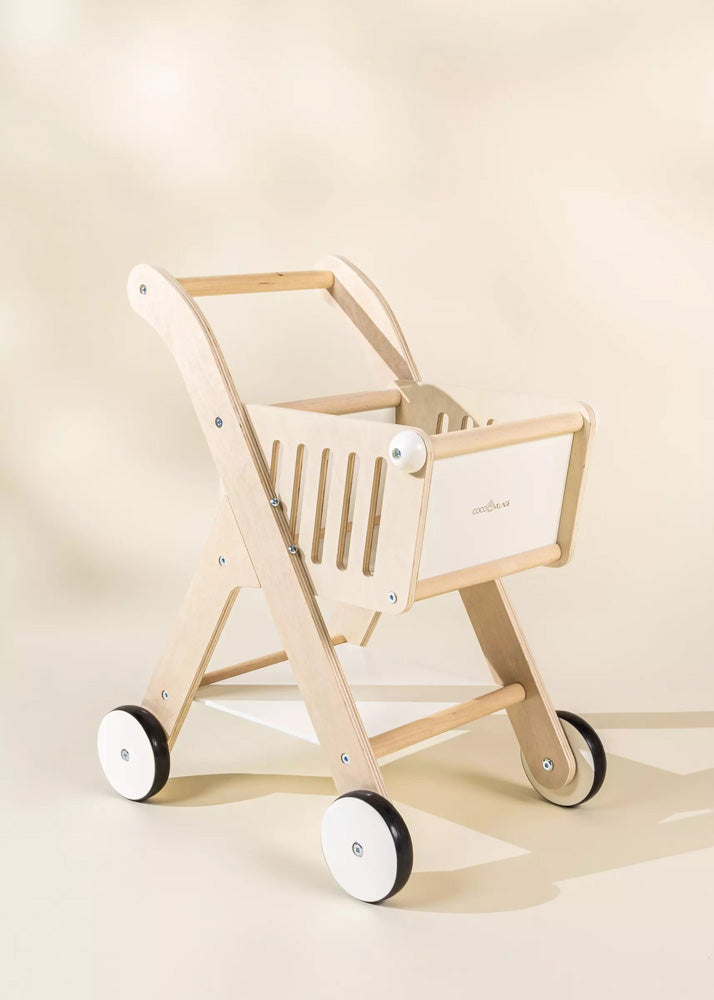 Coco Village Wooden Shopping Cart