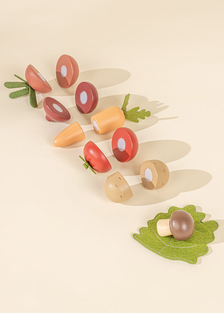 Coco Village Wooden Vegetables playset