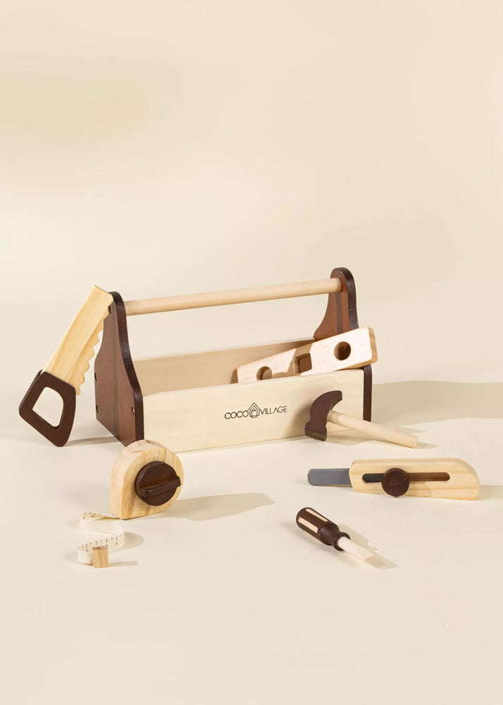 Coco Village Wooden Tool Playset