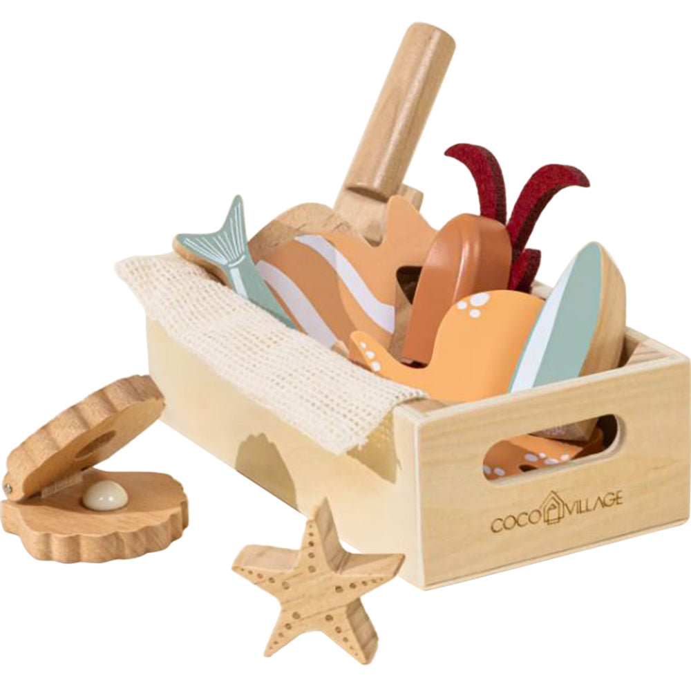 Coco Village Wooden Seafood Playset