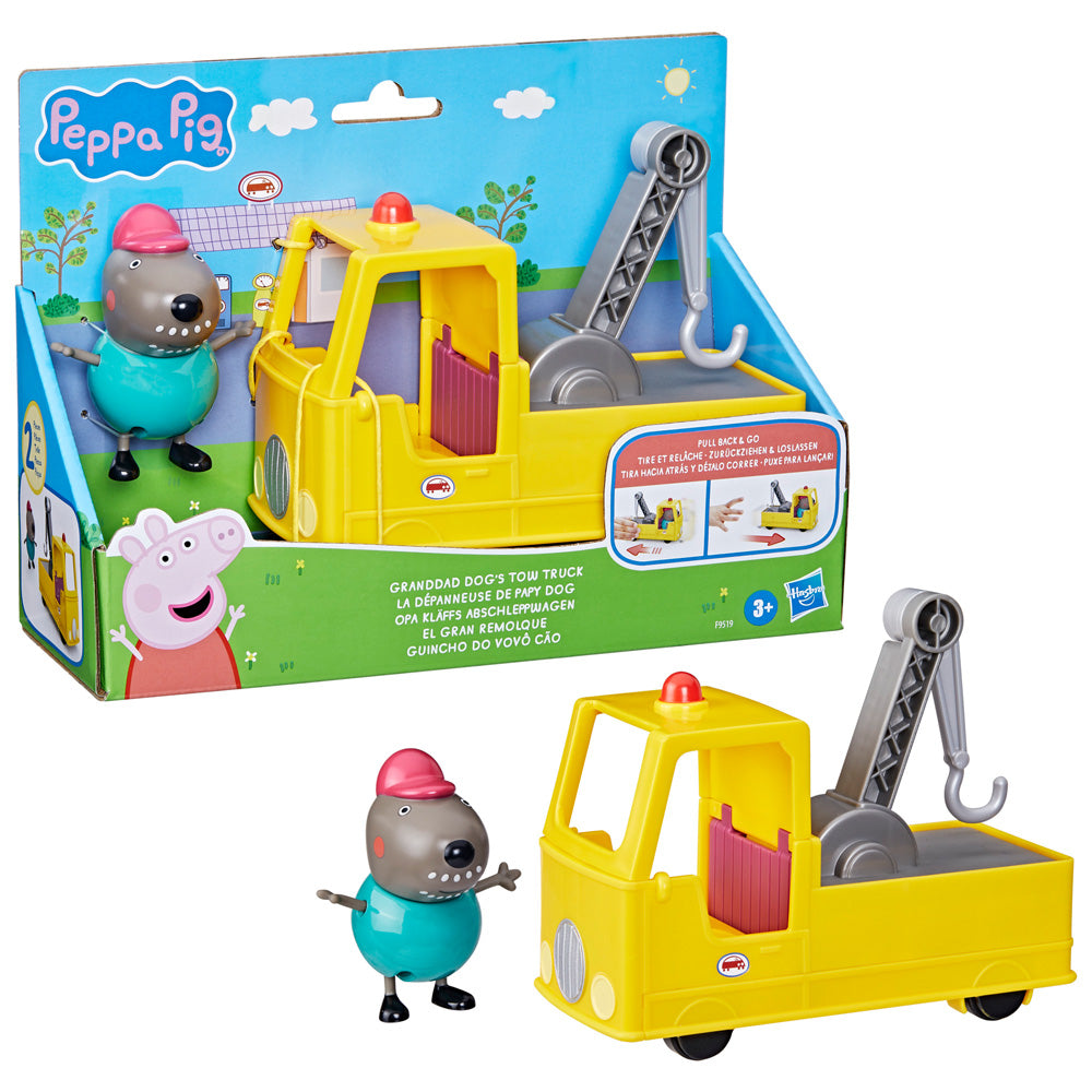 Peppa Pig Granddad Dog's Tow Truck Toy Set