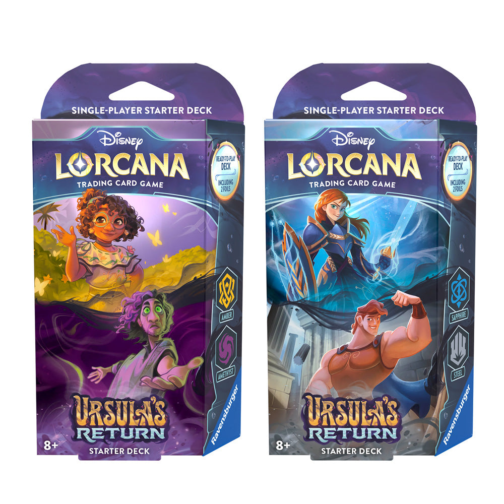 Disney Lorcana S4 Ursula Return Starter Deck Asst