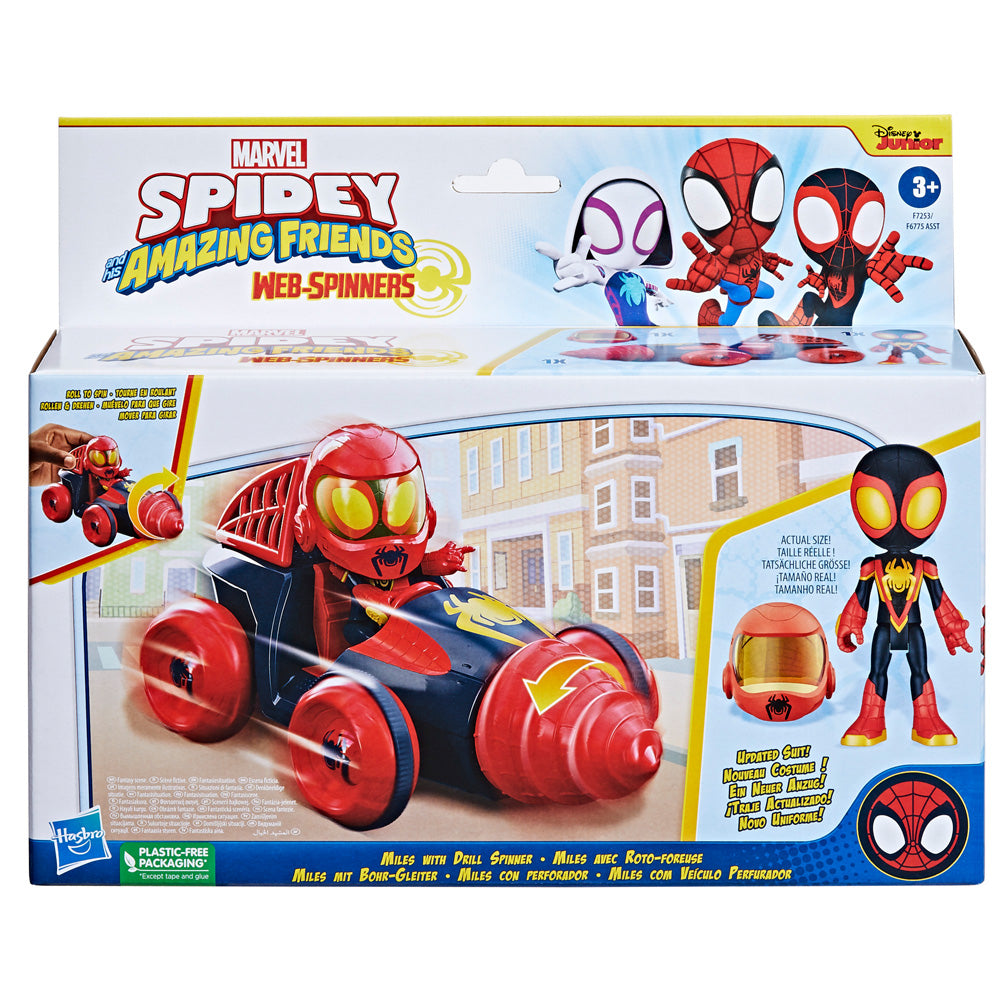 Spidey & Friends WebSpinners Miles w Drill Spinner