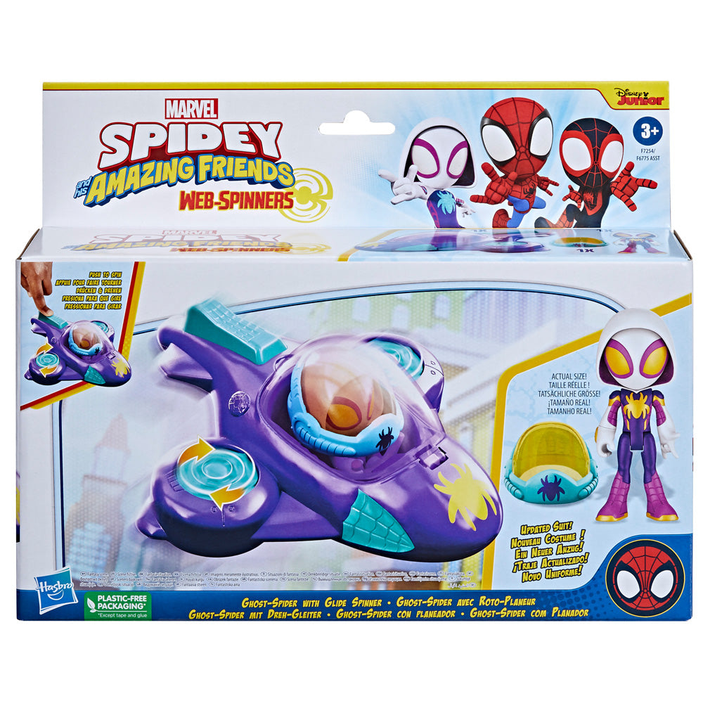 Spidey & Friends WebSpinners GhostSpider w Spinner