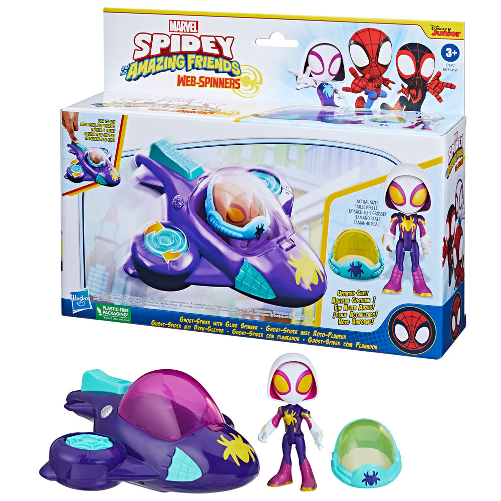 Spidey & Friends WebSpinners GhostSpider w Spinner