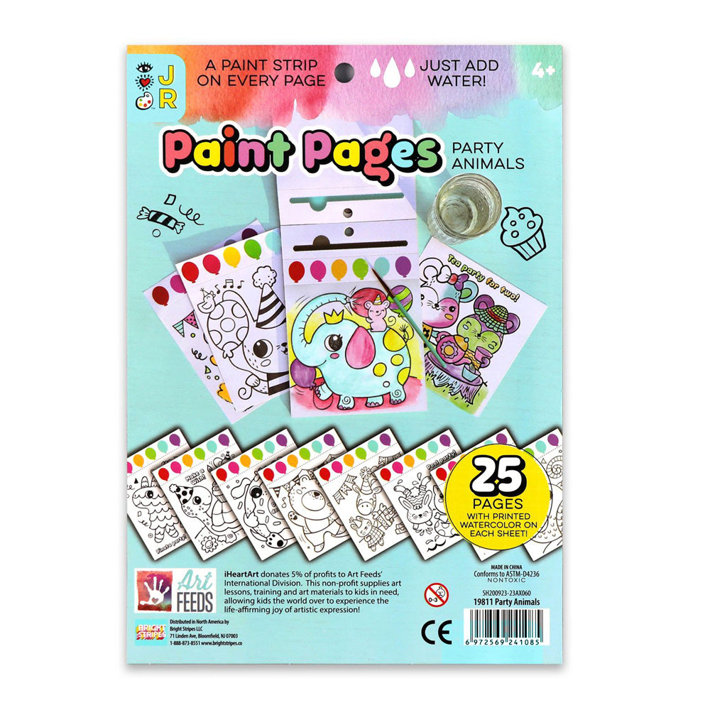 Paint Pages: Party Animals