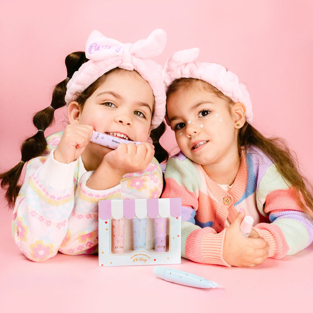 Oh Flossy Natural Lip Gloss Set (set of 3)