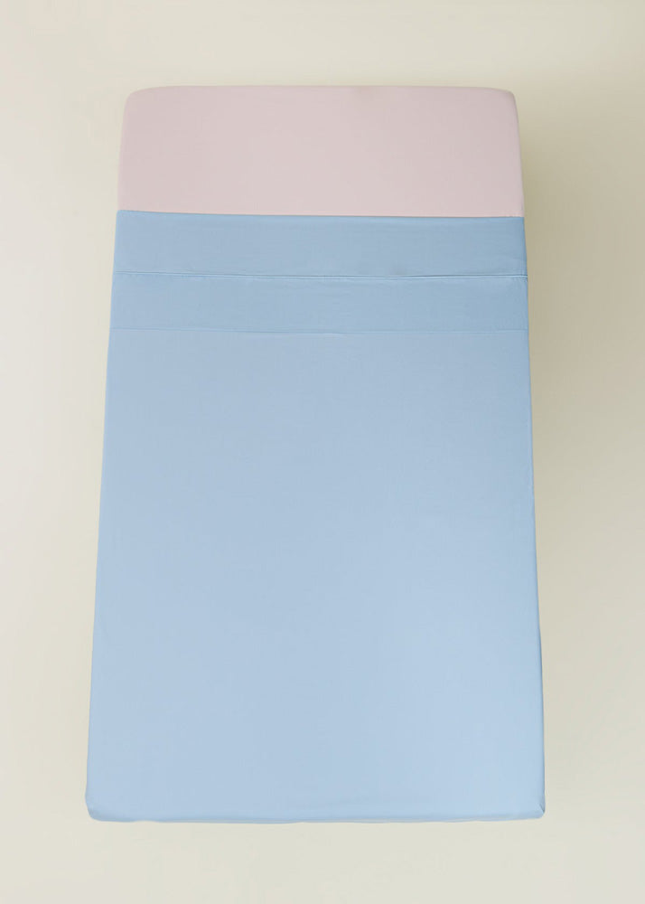 Coco Village Flat Sheet - Full - GLACIER