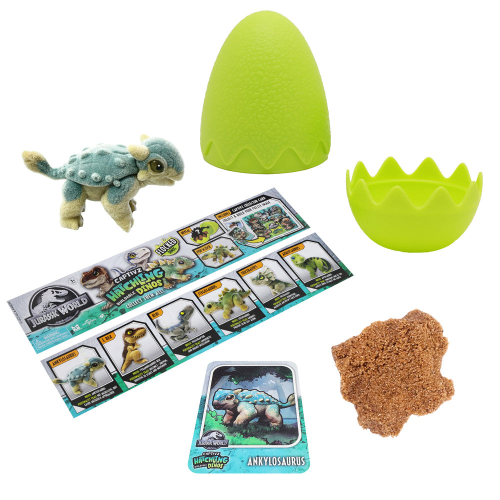 Jurassic Captivz Hatchlings Slime Egg Assorted