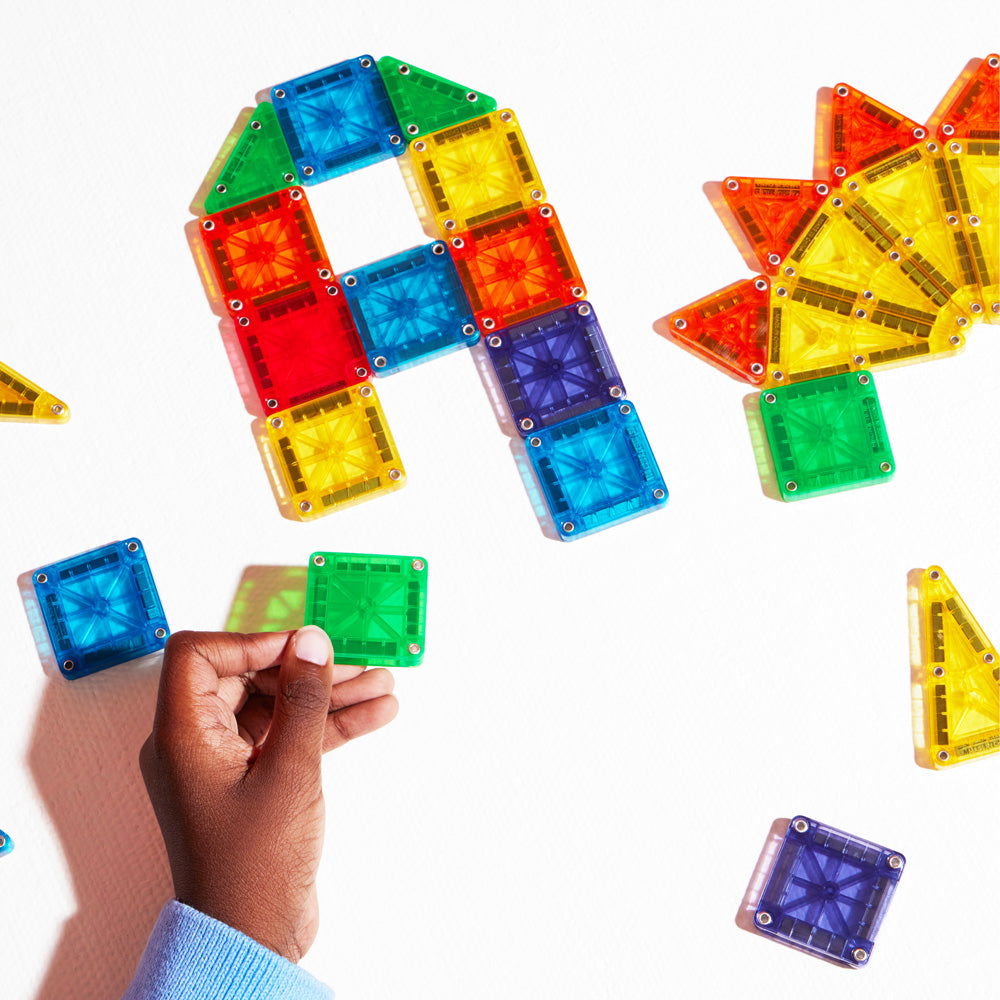 MAGNA-TILES®  microMAGS 70-Piece Deluxe Magnetic Construction Set, The ORIGINAL Magnetic Brand