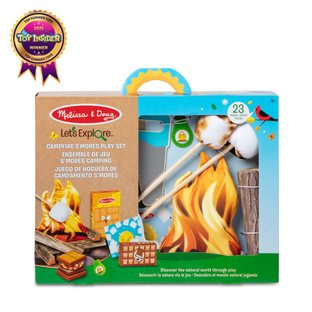 Melissa & Doug Let's Explore Campfire S'mores Play Set