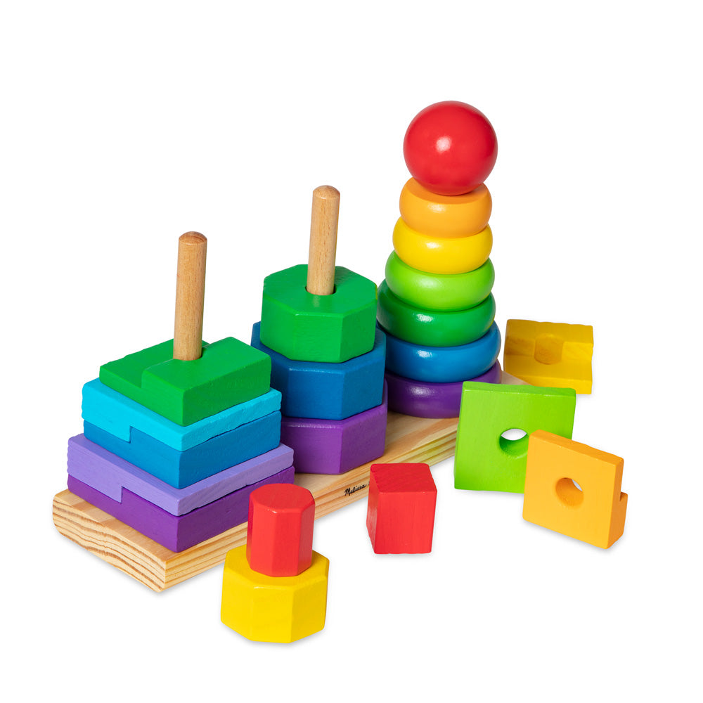 Melissa & Doug Geometric Stacker