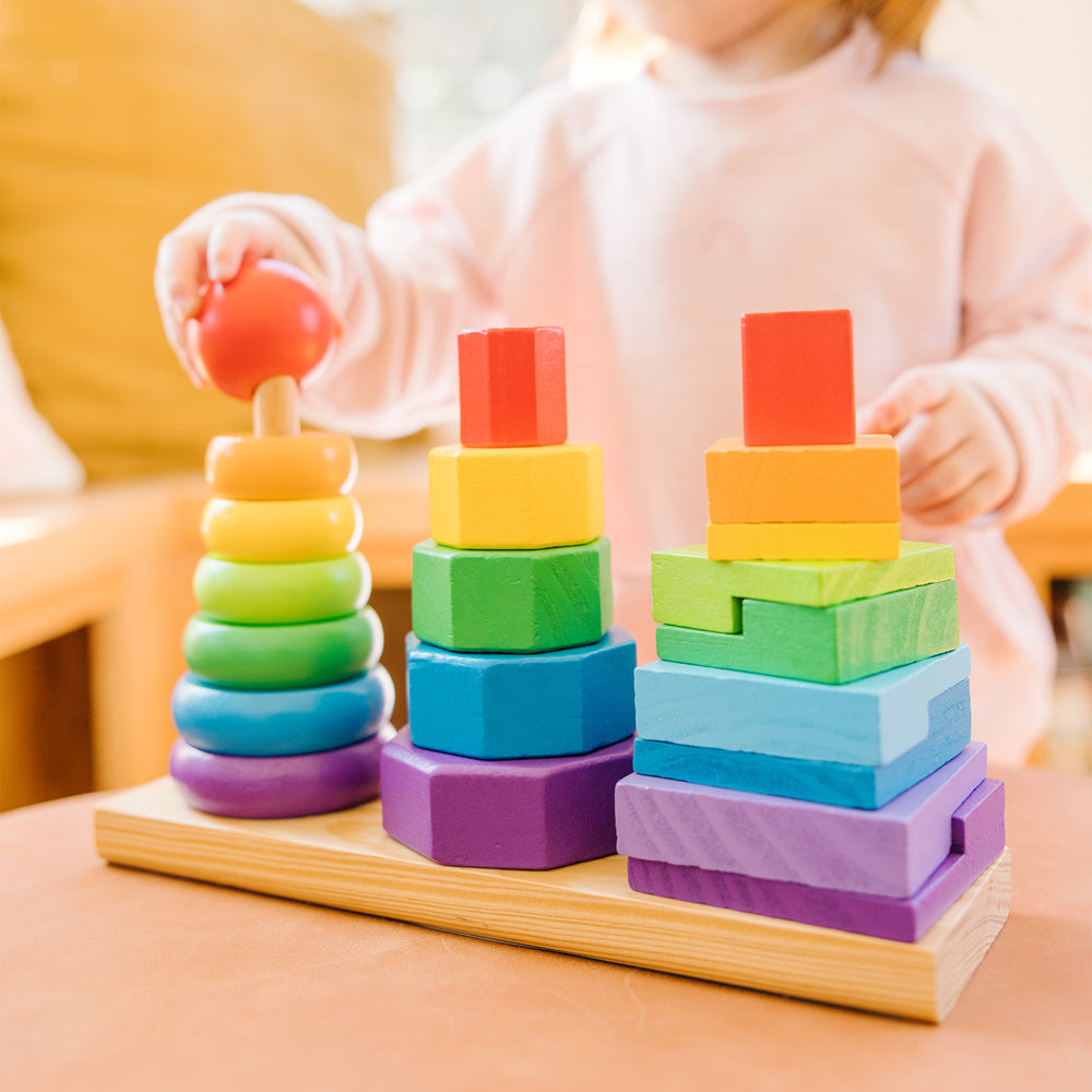 Melissa & Doug Geometric Stacker