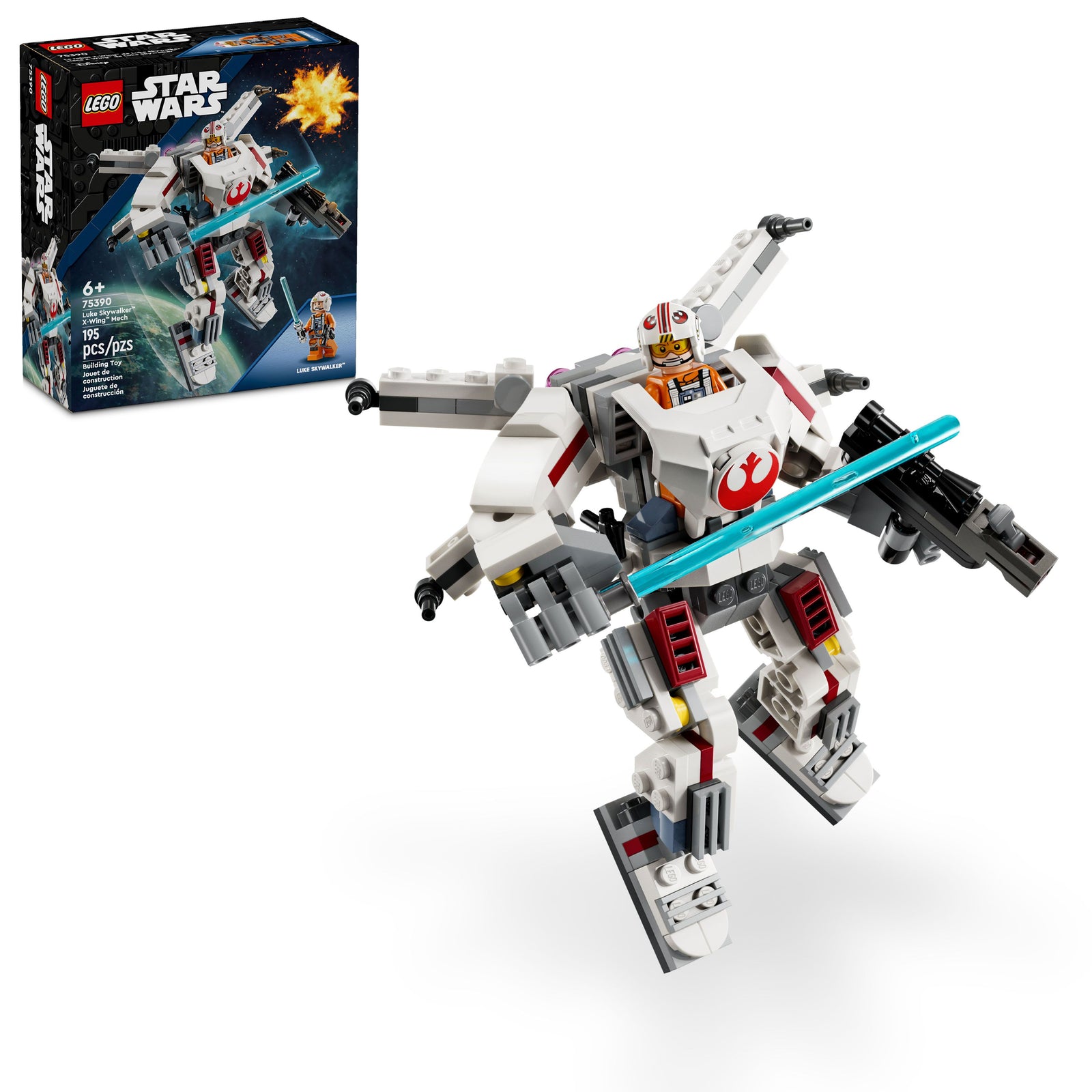 LEGO® Star Wars™ Luke Skywalker™ X-Wing™ Mech 75390 - Mastermind Toys