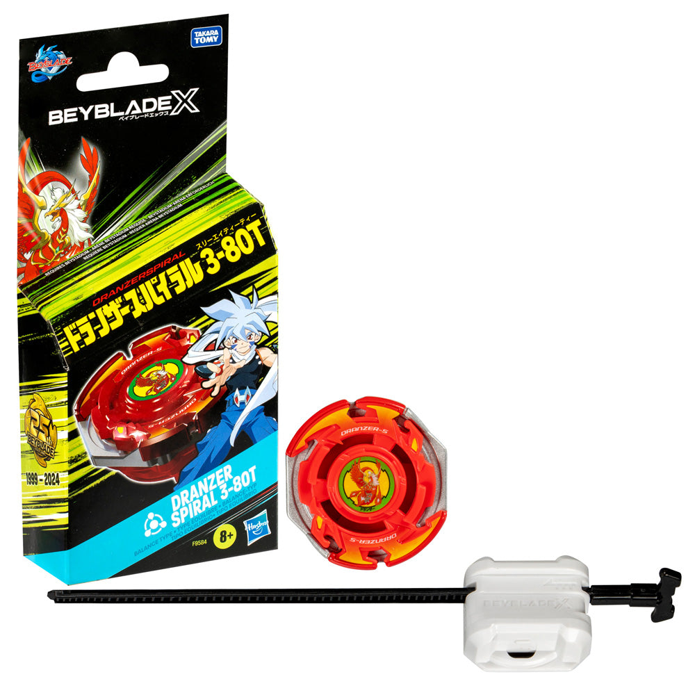 Beyblade X Dranzer Spiral 380T X-Over Top&Launcher