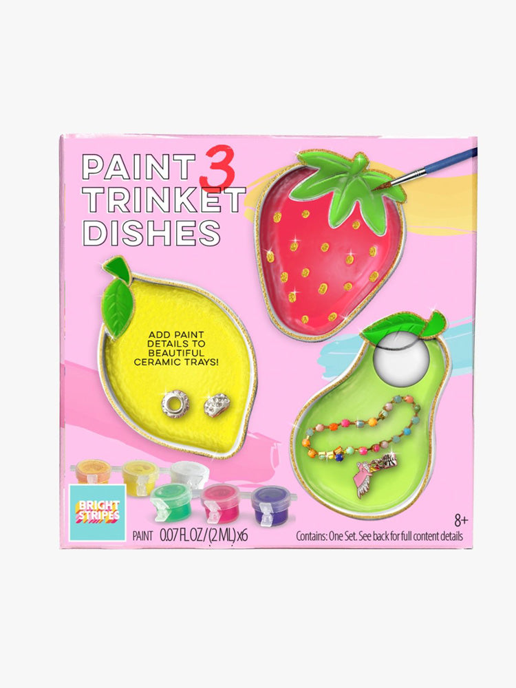 Paint 3 Fruit Trinket Dishes