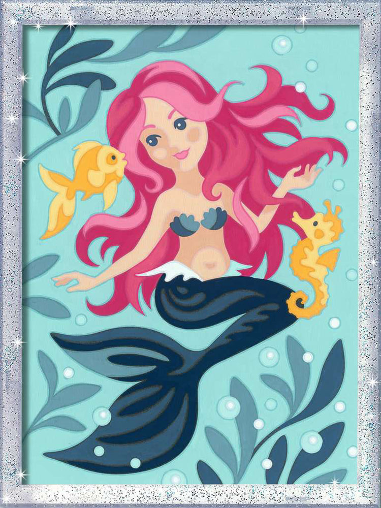 CreArt: Enchanting Mermaid Painting by Numbers 7x9"