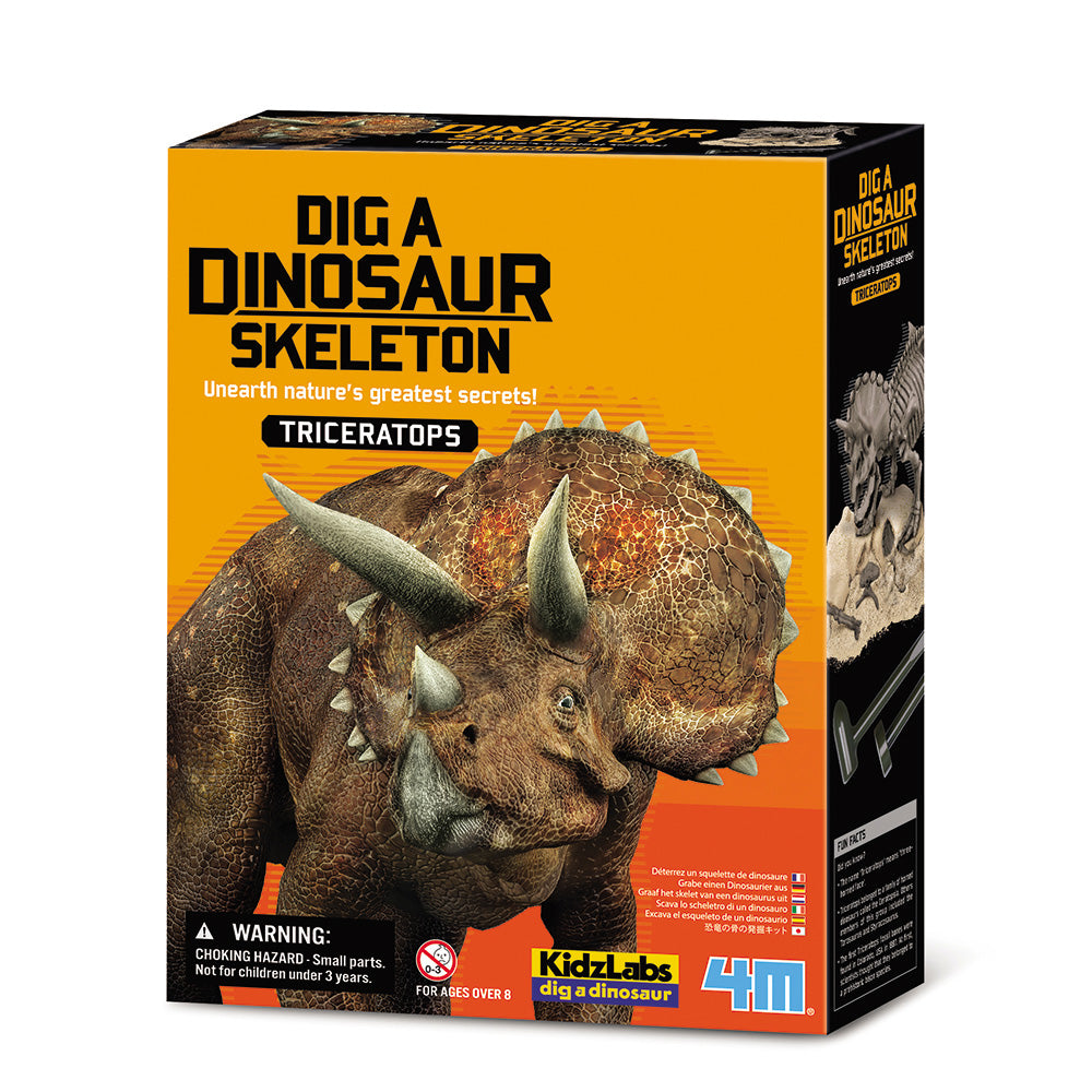 4M KidzLabs/Dig a Skeleton/Triceratops