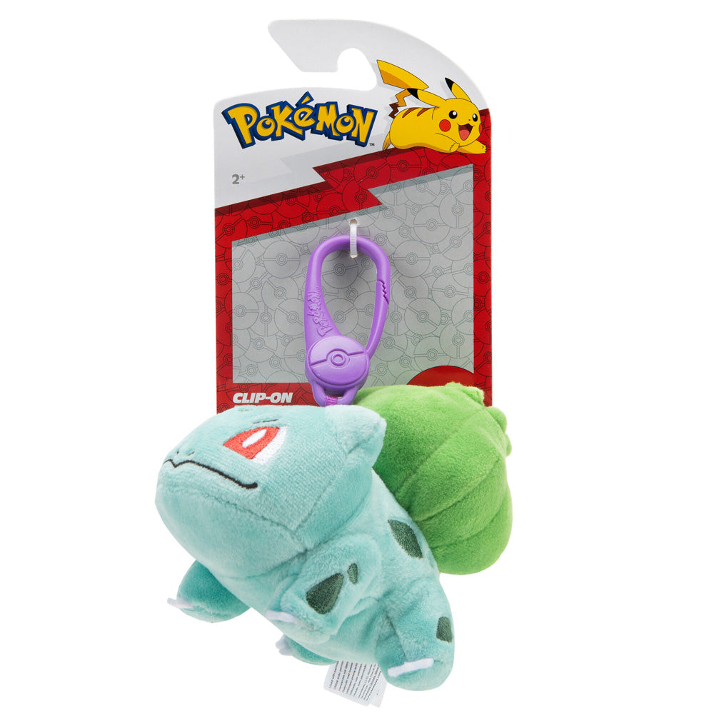 Pokemon 3.5" Clip-On Plush-Bulbasaur