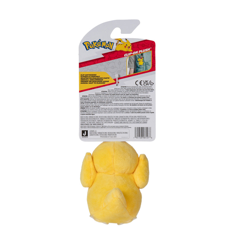 Pokemon 3.5" Clip-On Plush-Psyduck