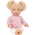 Lullababy Doll with Hair & Light Pink Top