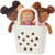 LullaBaby Plush Bath Dolls in a Basket