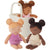 LullaBaby Plush Bath Dolls in a Basket